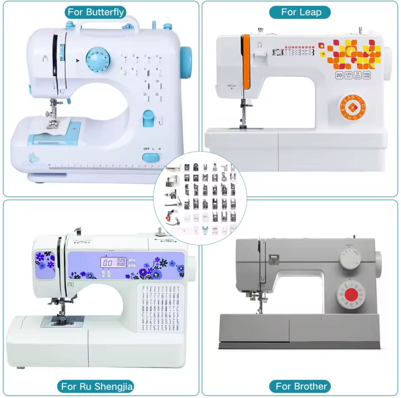 Kit 42 PIED DE BICHE pour machine portative – Image 3