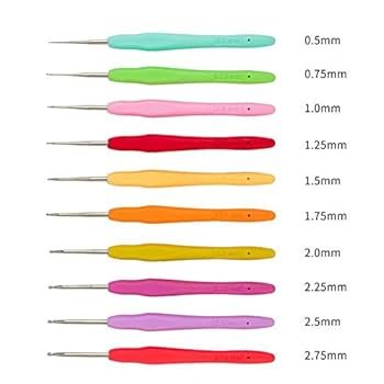 10 Crochets Ergonomiques (0,5 mm à 2,75 mm) – Image 2