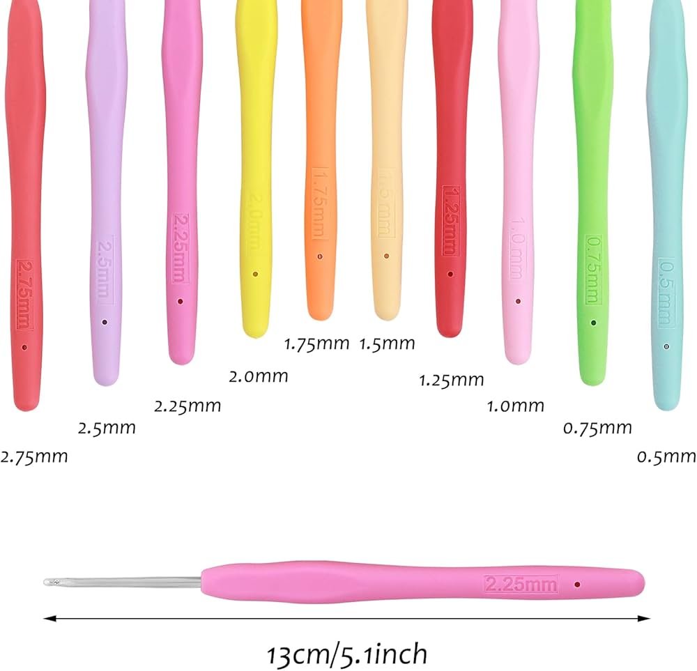 10 Crochets Ergonomiques (0,5 mm à 2,75 mm) – Image 4