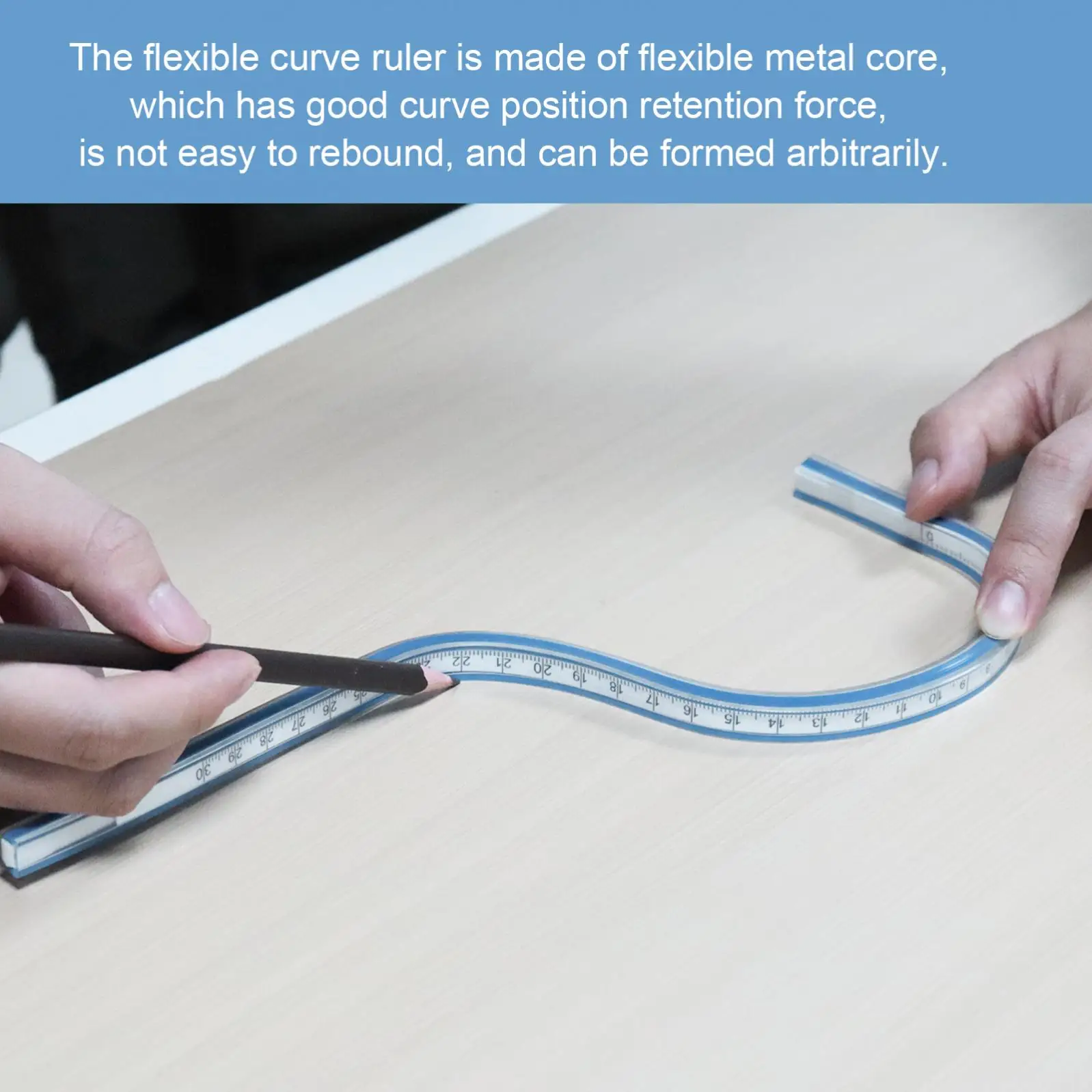 Règle Courbe Flexible pour Dessin et Couture – Image 10